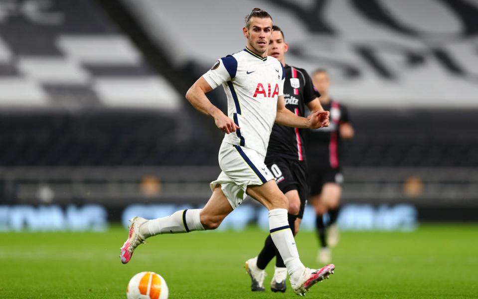 Gareth Bale starts for the first time in his second spell at Tottenham - Tottenham vs LASK, Europa League: live score and latest updates - GETTY IMAGES