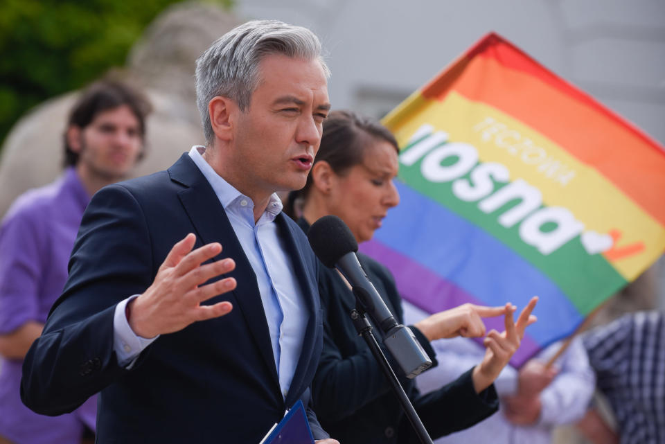 Robert Biedroń kämpft seit Jahrzehnten für die Rechte der LGBTQ-Community in Polen. - Copyright: Omar Marques / Freier Fotograf