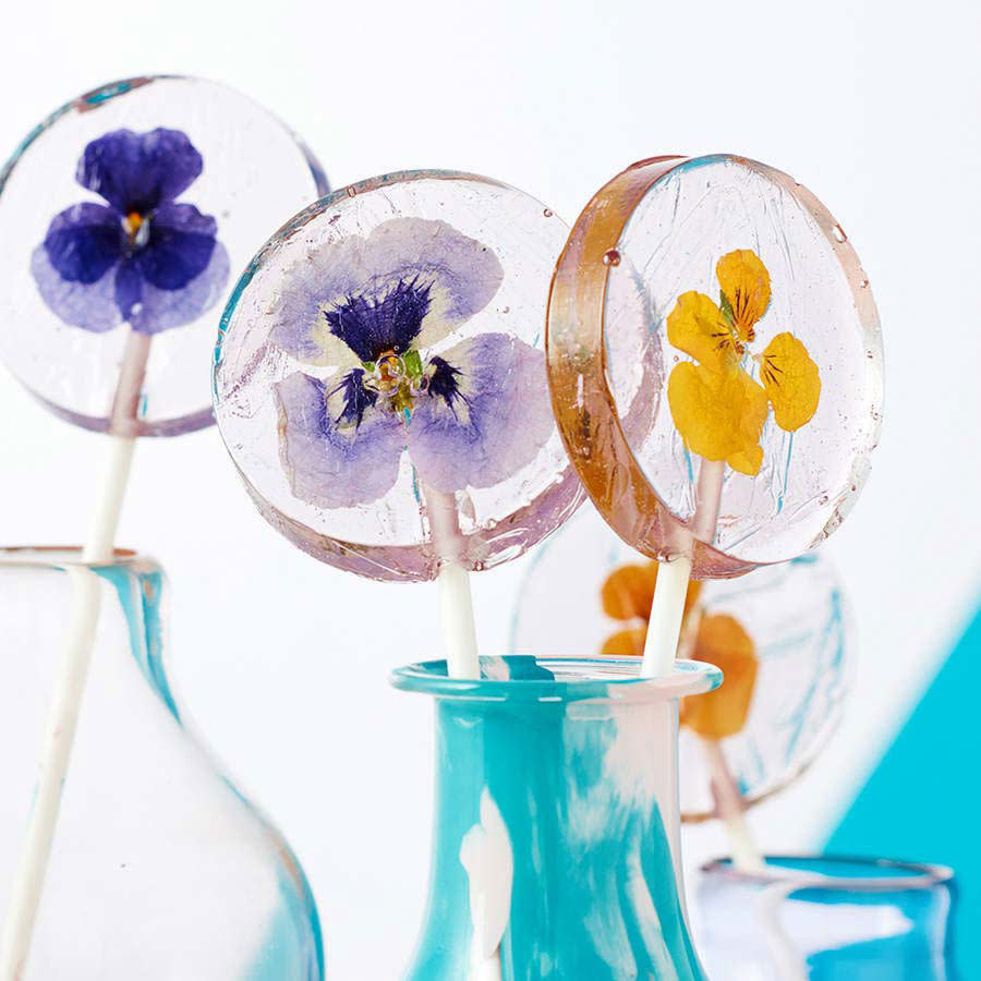 Floral Lollipops