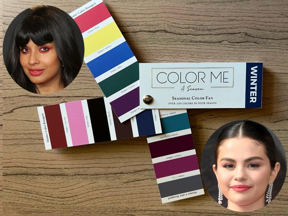 Jameela Jamil and Selena Gomez over winter colors