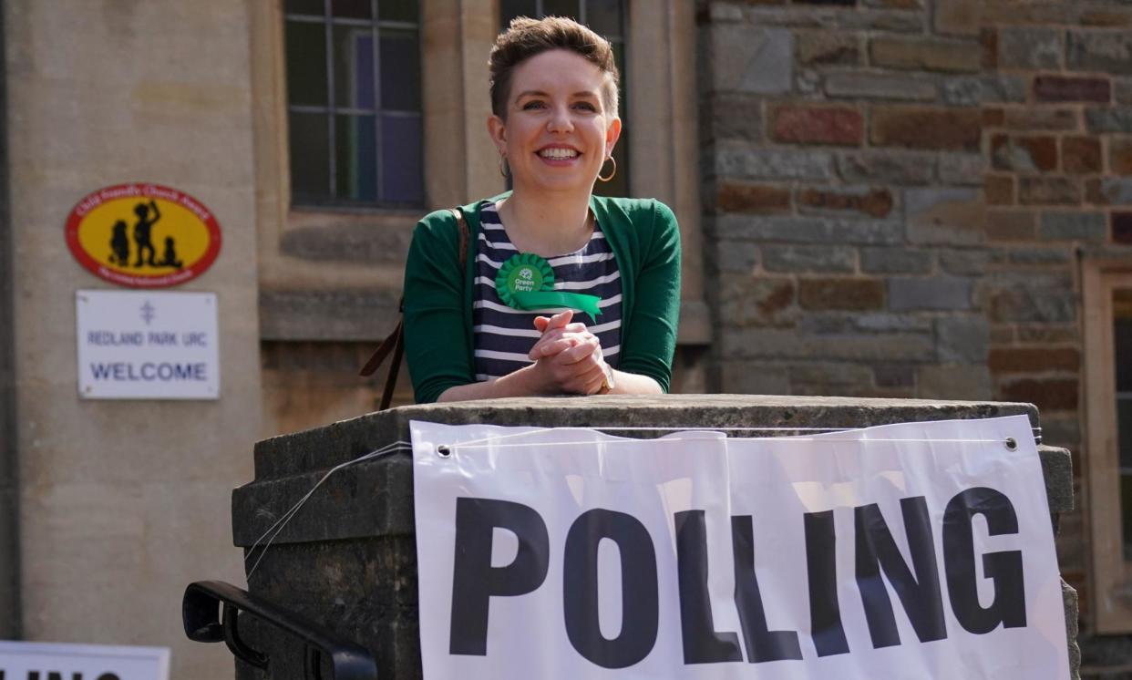 <span>Denyer, the new MP for Bristol Central, is one of four Green candidates to have been elected to parliament.</span><span>Photograph: Jonathan Brady/PA</span>