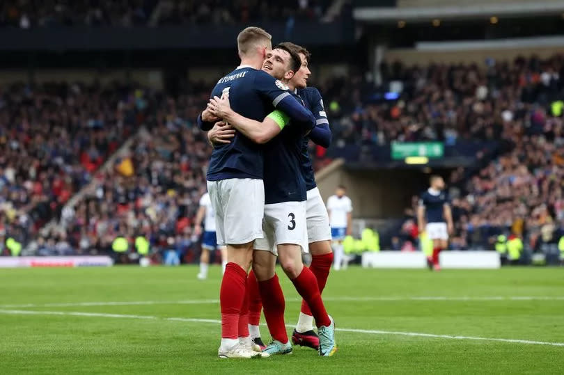 Scott McTominay and Andrew Robertson -Credit:Photo by Ian MacNicol/Getty Images