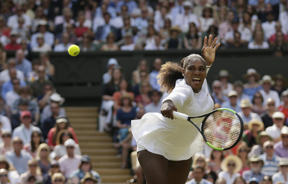 Serena Williams is one Grand Slam singles title shy of tying Margaret Court for most all time. (AP)