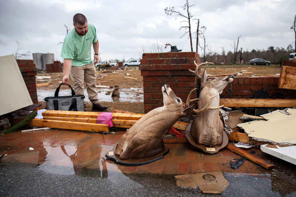 Severe storms hit the South