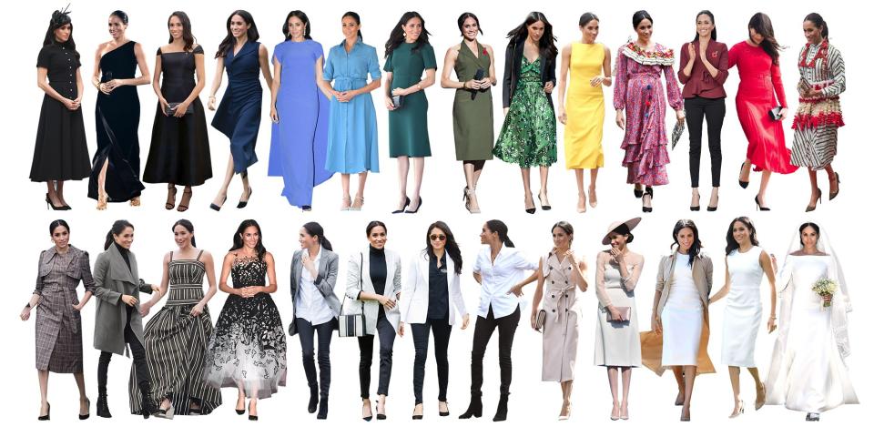 <p>To say that 2018 has been a banner year for Meghan Markle might just be the understatement of the (admittedly still young) century. From pregnancy announcements and charity initiatives to diplomatic visits and culture-blending royal weddings, we're looking back at the newly named Duchess of Sussex's year in review.</p>