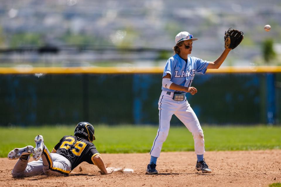 Westlake hosts Roy during the first round of the 6A boys baseball state playoffs at Westlake High School in Saratoga Springs on Monday, May 15, 2023. | Ryan Sun, Deseret News