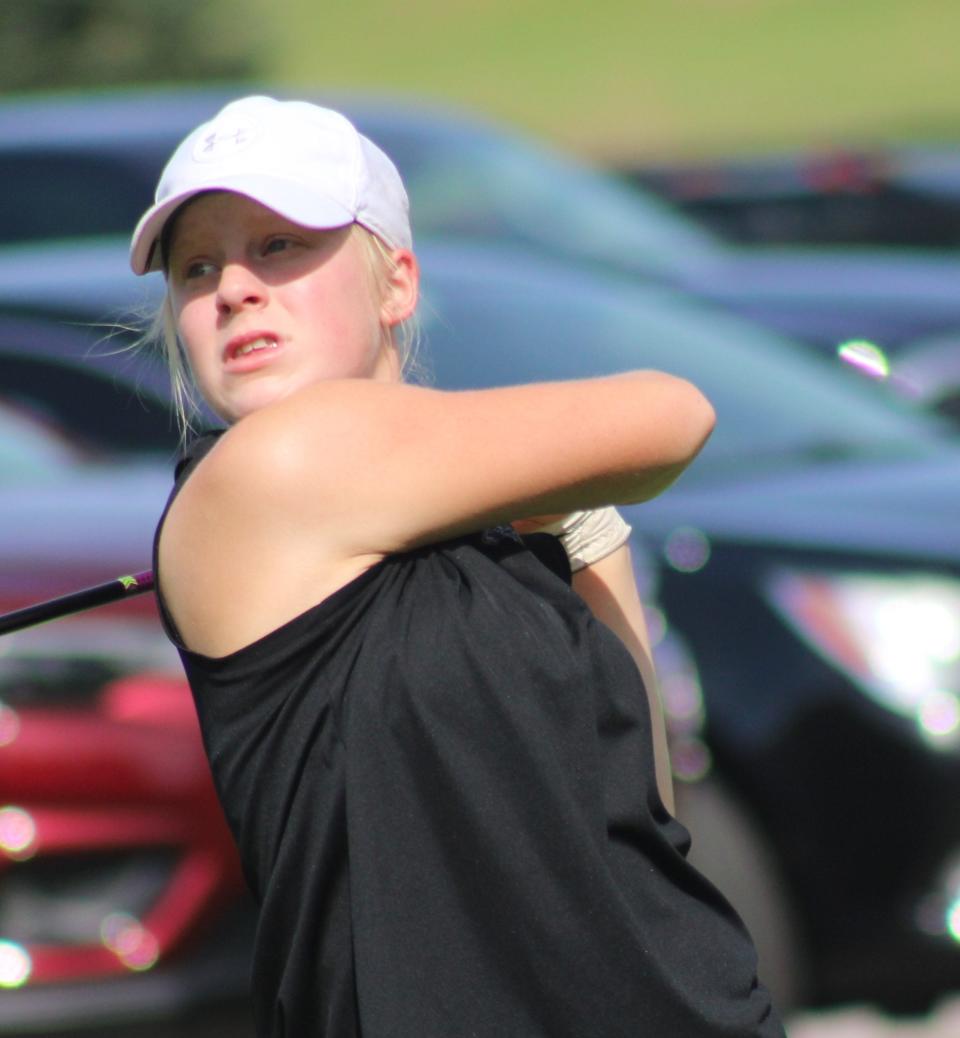 Gracyn Vidovic of Aurora finished in the top 10 of every NOPGA tournament in which she competed and won five.