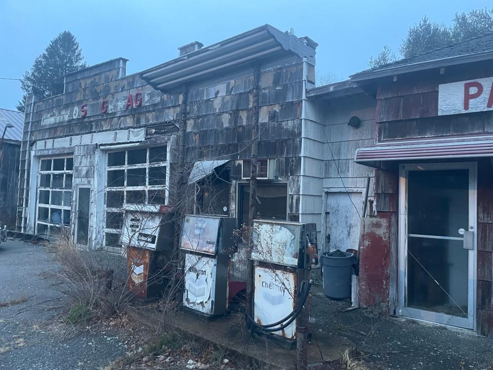 This former gas station in Griswold is one of the sites receiving money from brownfield assessment, according to a state announcement made on Dec. 18.