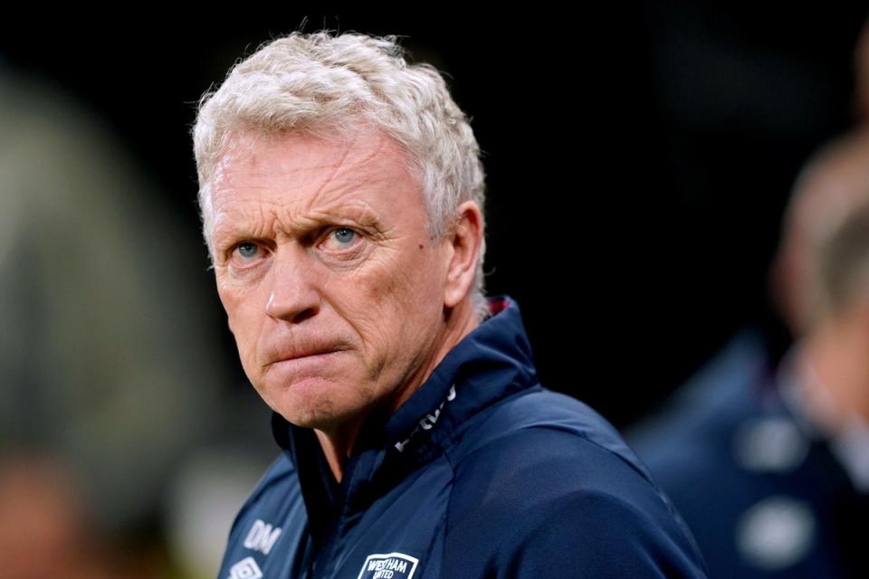 David Moyes faces sack if West Ham lose at home to Forest (Owen Humphreys/PA) (PA Wire)