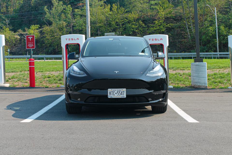 The Tesla Model Y electric SUV.