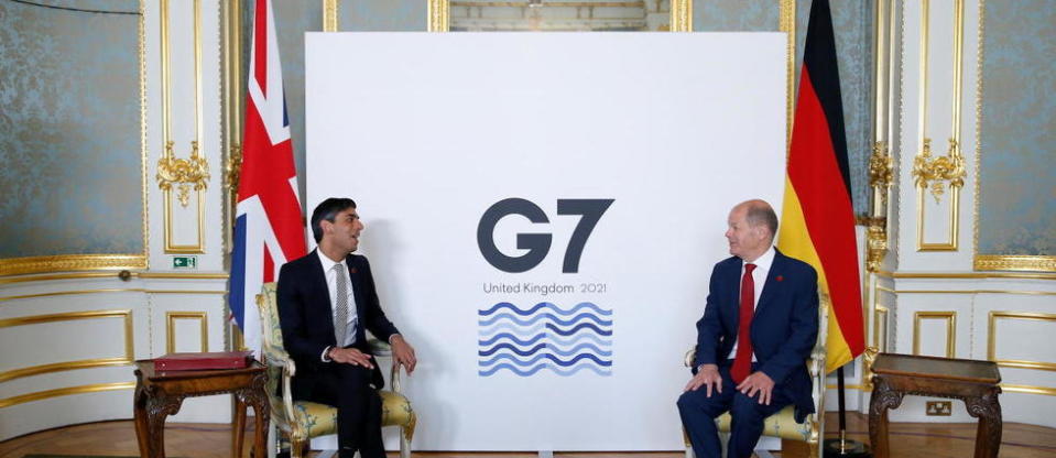 Cet accord a été qualifié d'« historique » par le chancelier de l'Échiquier Rishi Sunak, qui présidait cette rencontre en tant que pays organisateur du G7.
