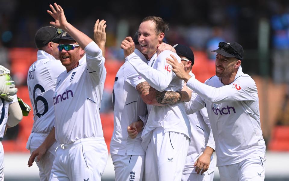 Tom Hartley delighted on debut for England (Getty Images)