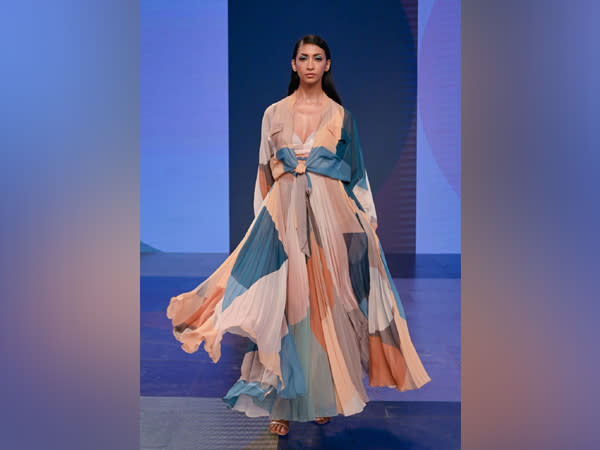 The  'Talisman' collection by Pankaj, Nidhi Ahuja at LFW 2020 digital-first season fluid edition.