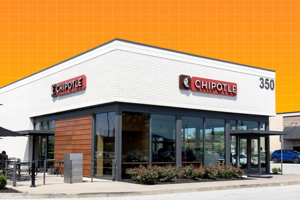 a photo of a Chipotle storefront