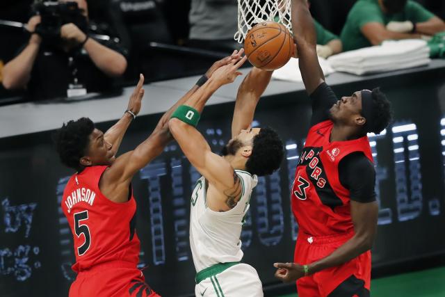 Celtics get the ball moving in 120-106 win over Raptors