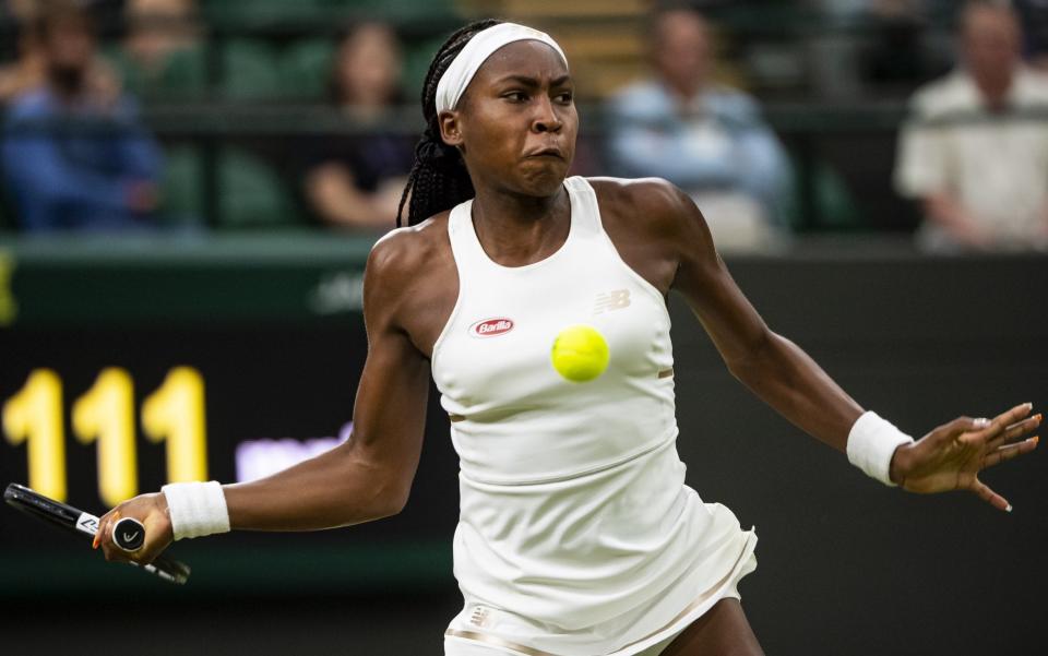 Cori Gauff will grace Centre Court on Friday when she plays Polona Hercog - Getty Images Europe