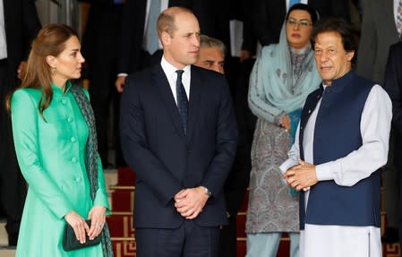 Britain's Prince William and Catherine, Duchess of Cambridge, visit Pakistan