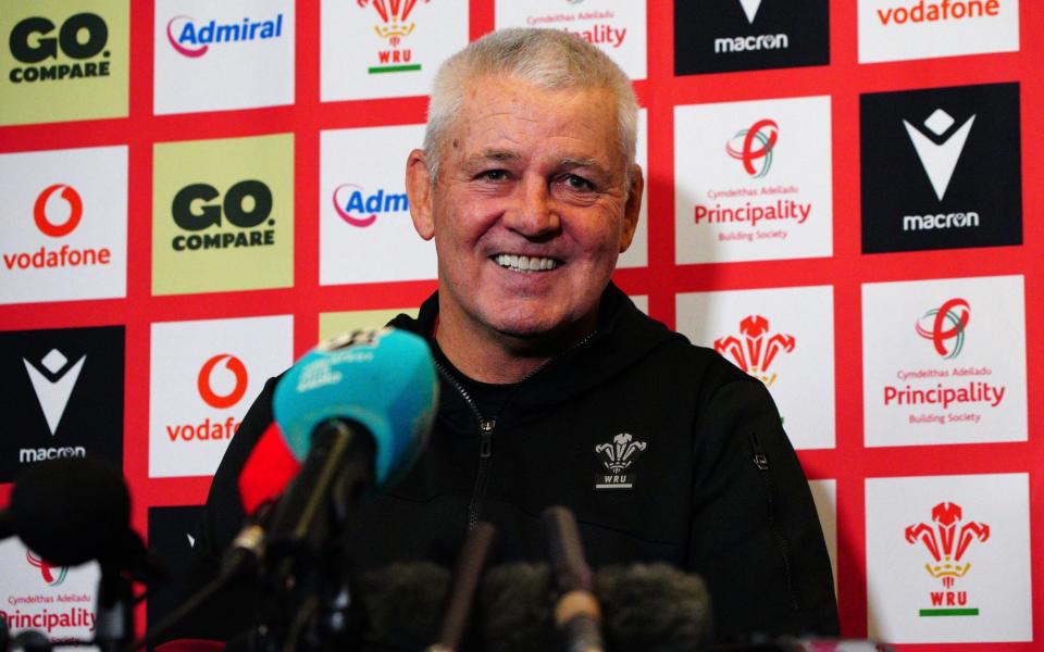 Warren Gatland smiles