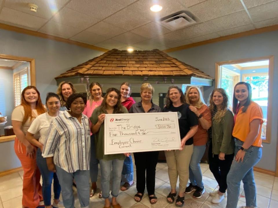 Xcel Energy Employees are helping Texas Panhandle kids find healing and justice with a $5,000 grant recently presented to The Bridge Children’s Advocacy Center.