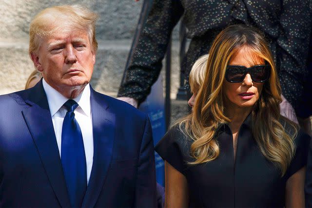 Julia Nikhinson/AP/Shutterstock Melania Trump attends the funeral of Donald Trump's ex-wife, Ivana Trump