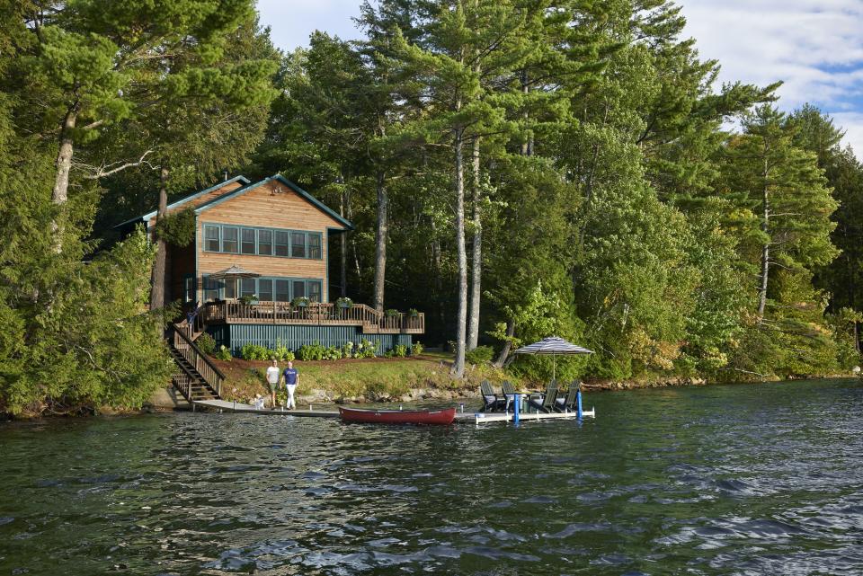 This Nostalgic Maine Cottage Had Us at Its Sunny Yellow Door