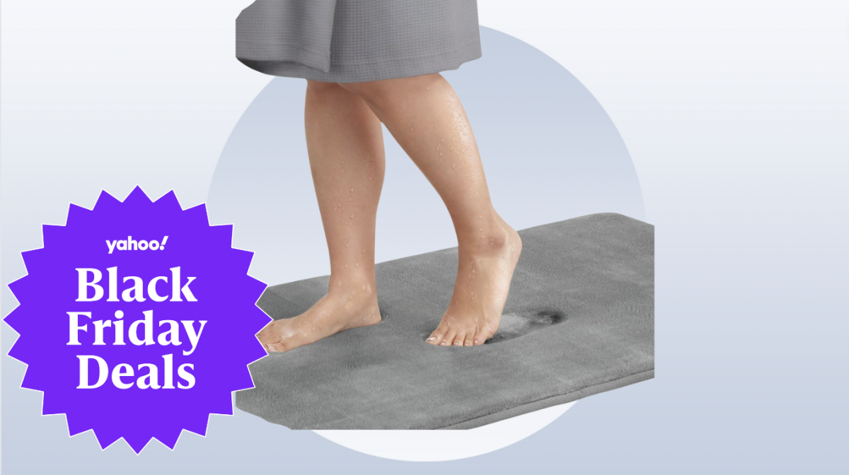 Experience Cloud-Like Comfort with this  Black Friday Bath Mat