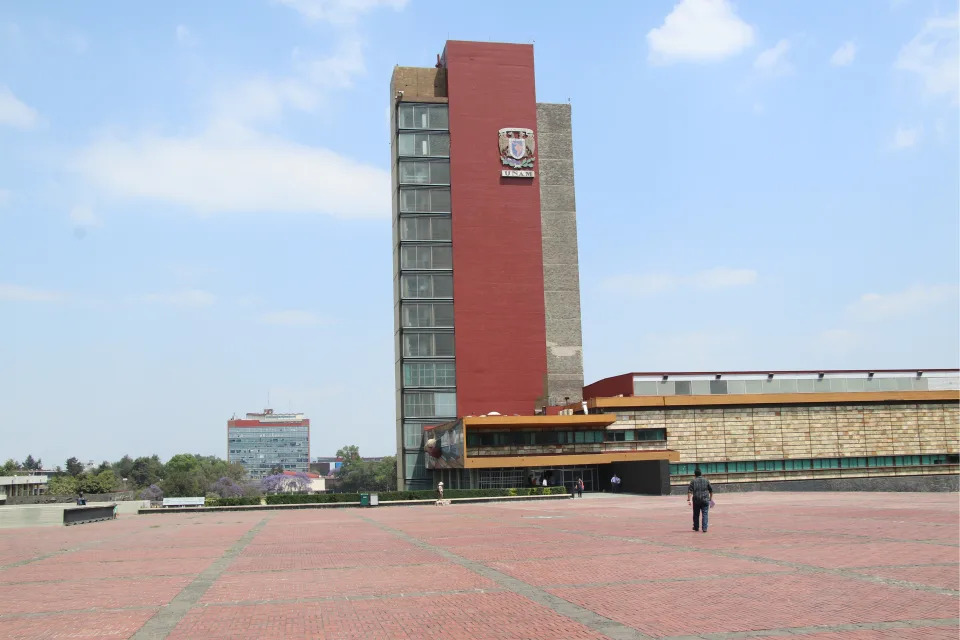 Torre de Rectoría de la UNAM. (Medios y Media/Getty Images)