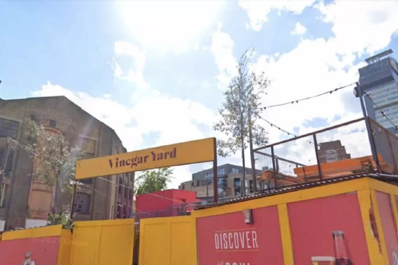 The Vinegar Yard in London Bridge is one of the venues football fans can go to to watch the Euro 2024 games