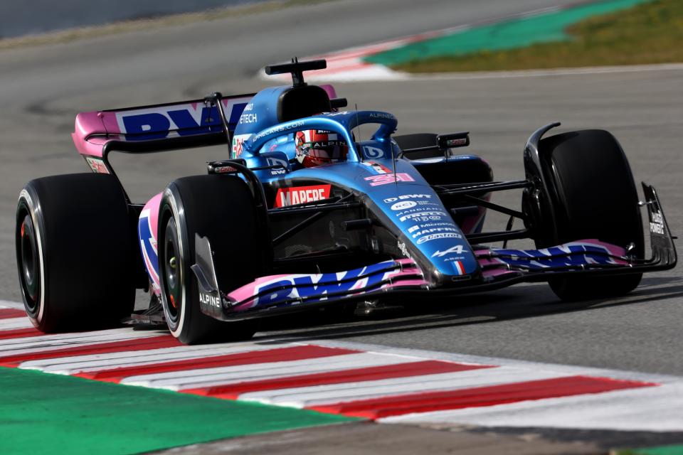 Esteban Ocon is starting his third season with the Alpine team. (Getty Images)