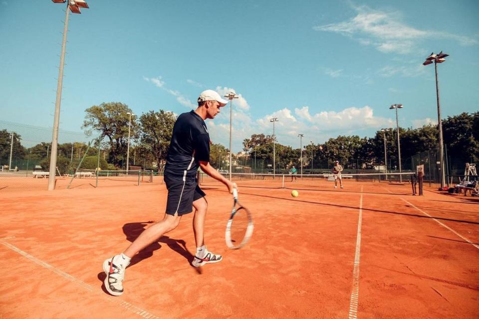 Tennis holidays are unbeatable at raising your game with a concentrated period of play (Via Instagram / @loucasteouchateau)