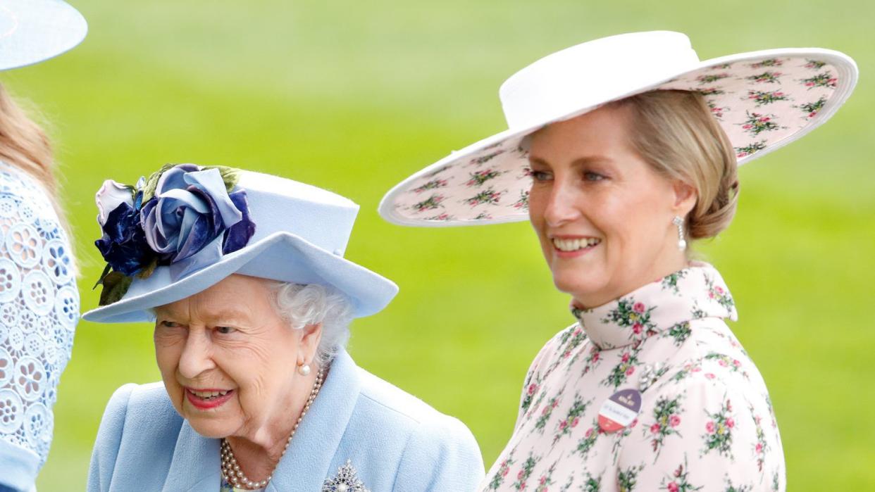 Queen Elizabeth II and Sophie, Countess of Wessex