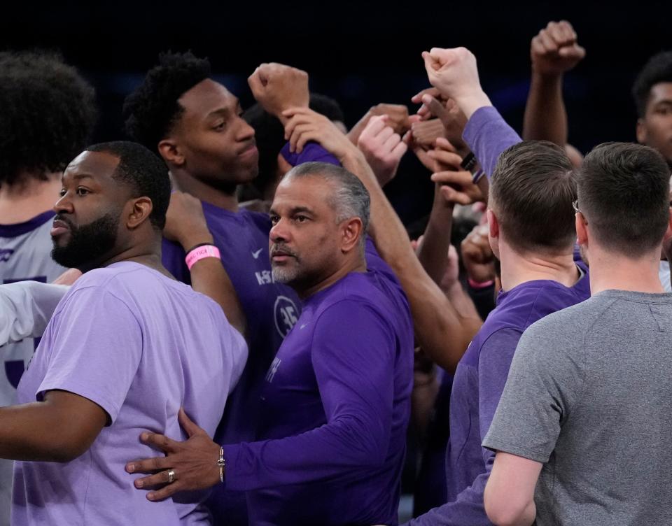 Kansas State's Jerome Tang has guided the Wildcats to the Elite Eight in his first season as head coach.