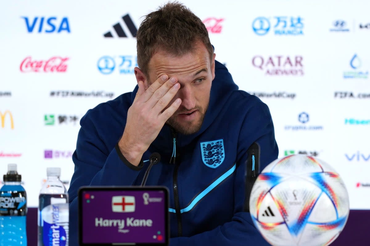 England captain Harry Kane has an injury worry (Peter Byrne/PA) (PA Wire)