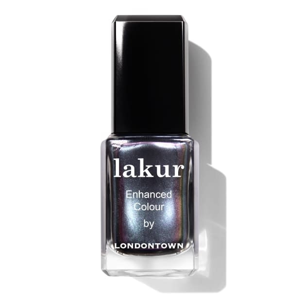 <p>Londontown Lakur Enhanced Colour Nail Lacquer in Skyline Reflect, $16, <a href="https://shop-links.co/1763845677351338141" rel="nofollow noopener" target="_blank" data-ylk="slk:available here;elm:context_link;itc:0;sec:content-canvas" class="link ">available here</a>.</p>