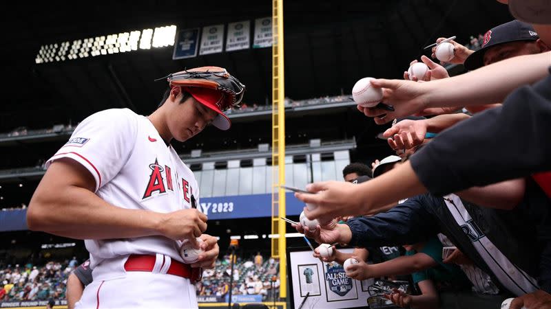 天使開賣大谷翔平，但不會讓他去道奇。（資料圖／翻攝自天使推特）