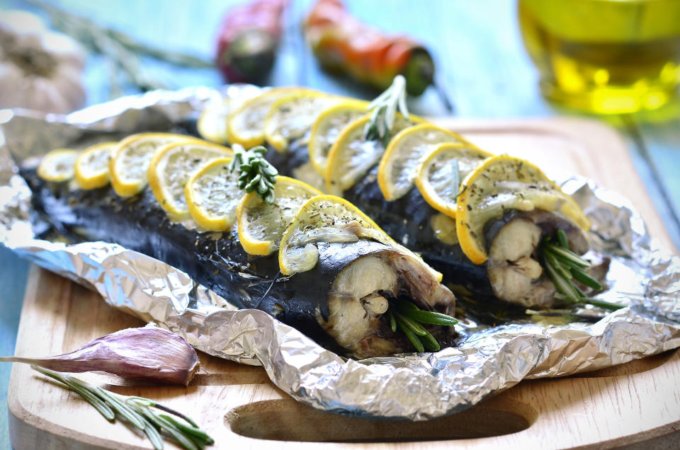 Baked Mackerel