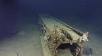 A catapult system on the sunken Japanese warship Musashi, one of the largest battleships ever built, is seen in an undated handout image from a team led by Microsoft co-founder Paul Allen off the coast of the Philippines in the Sibuyan Sea released March 4, 2015. REUTERS/Paul G. Allen/Handout via Reuters