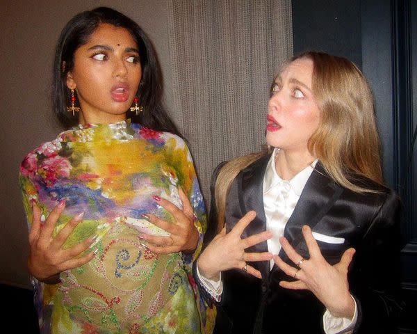 <p>Avantika Vandanapu/Instagram</p> Avantika Vandanapu and Amanda Seyfried