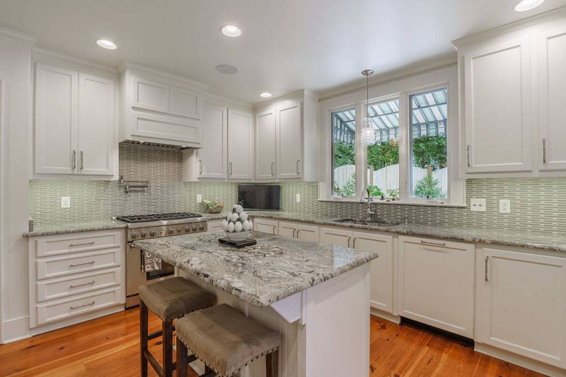 One of the two kitchens in this Camden home.