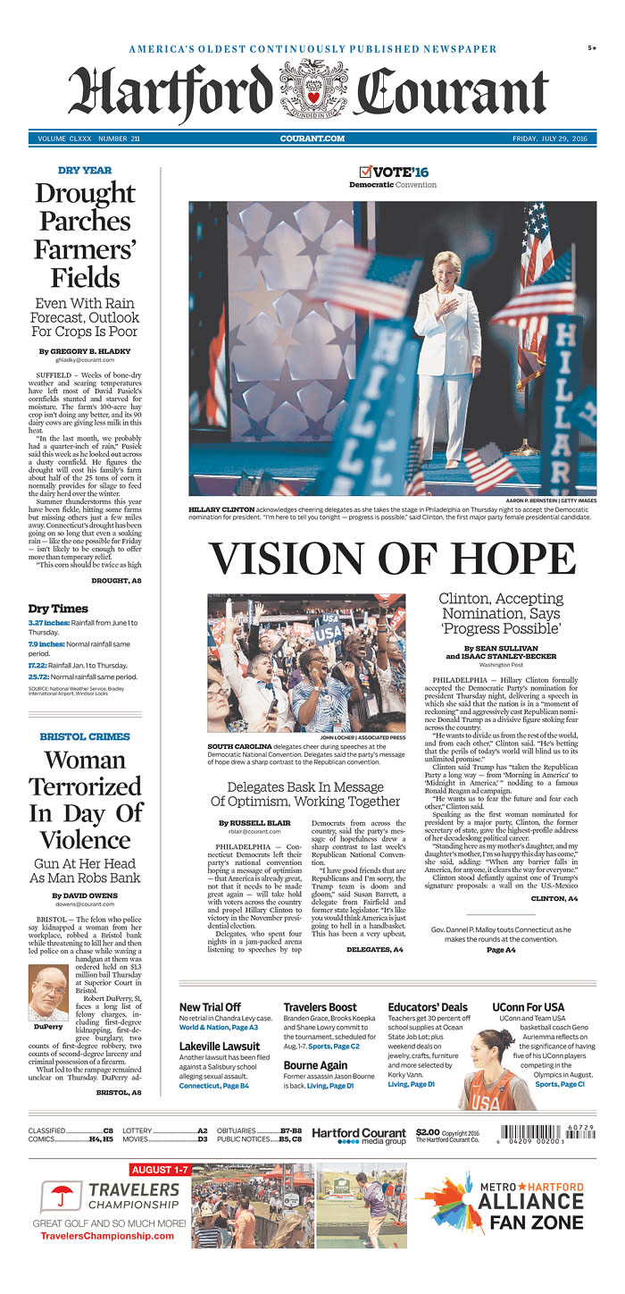 VISION OF HOPE - Hartford Courant