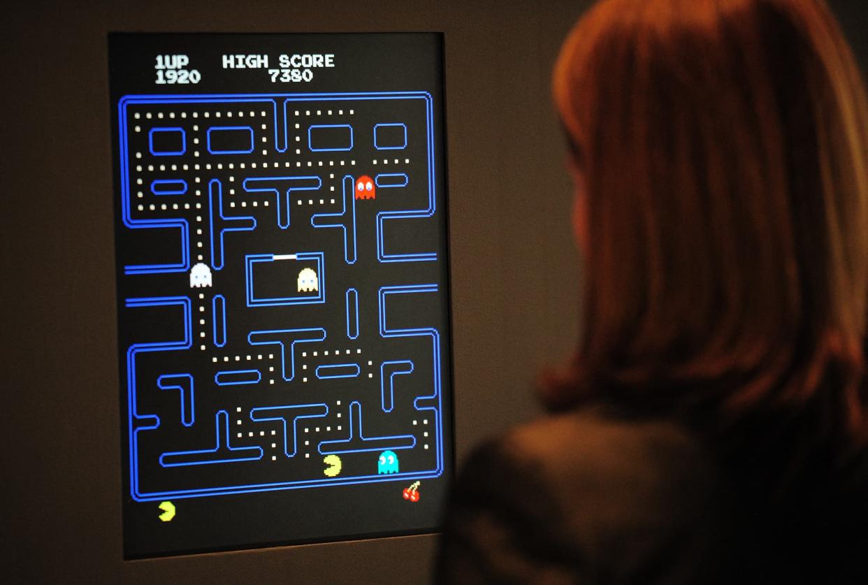 Le jeu Pac-Man, lors d'une exposition au Museum of Modern Art (MoMA) de New-York le 1er mars 2013. - Emmanuel Dunand - AFP