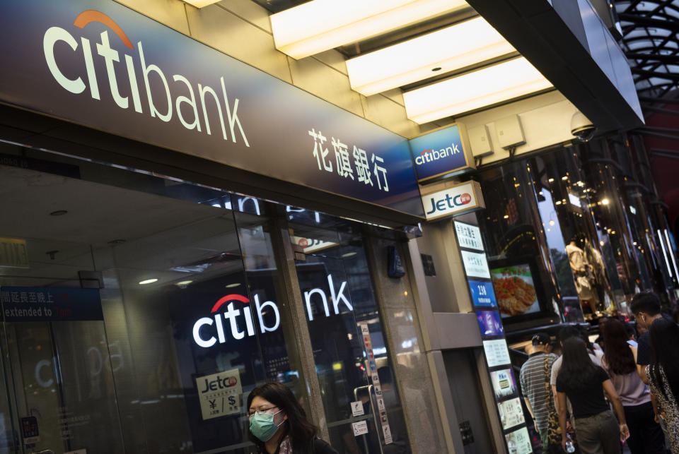 HONG KONG, CHINA - 2019/06/23: American multinational investment bank and financial services corporation Citibank or Citi branch is seen in Hong Kong. (Photo by Budrul Chukrut/SOPA Images/LightRocket via Getty Images)