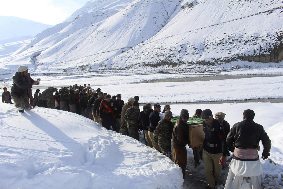 Casualty from avalanche