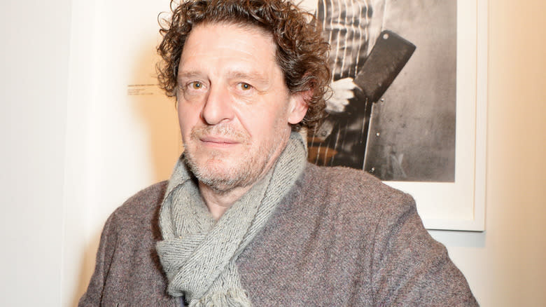 Marco Pierre White posing