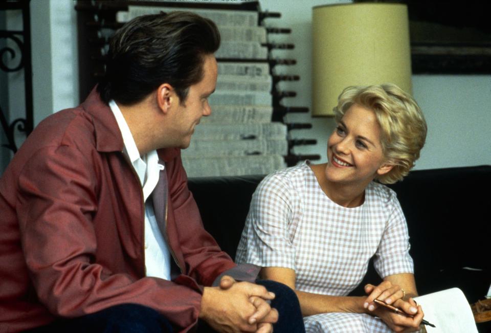 <span><span>Tim Robbins and Meg Ryan in 'I.Q', 1994</span><span>Paramount Pictures/MoviestillsDB</span></span>