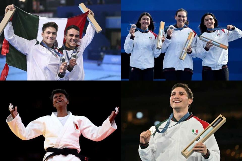 Medallas de México en París 2024; ¿cómo nos fue en comparación con