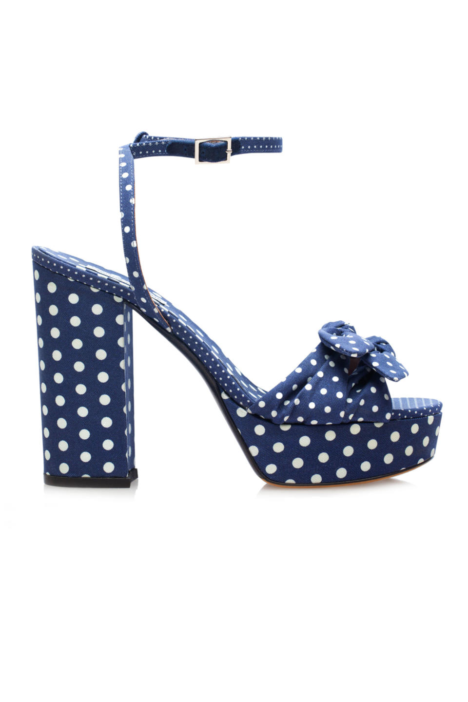 <p>Tabitha Simmons Jodie Polka, $695; <a rel="nofollow noopener" href="http://tabithasimmons.com/jodie-polka-navy-white/" target="_blank" data-ylk="slk:tabithasimmons.com;elm:context_link;itc:0;sec:content-canvas" class="link ">tabithasimmons.com</a></p>