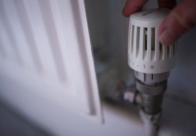 General view of a domestic radiator room thermostat