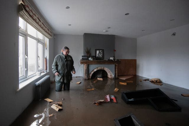 Flooded home