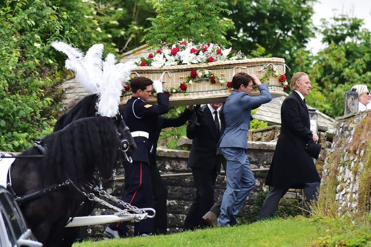 Harriet was laid to rest on May 24. Copyright: [SWNS]